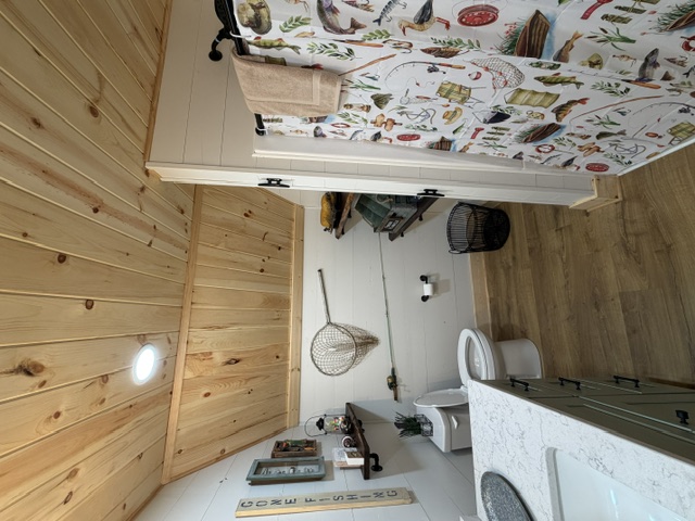 Bathroom with walk-in shower